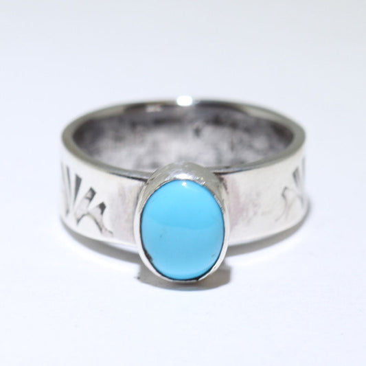 Bague en turquoise par Kinsley Natoni taille 7