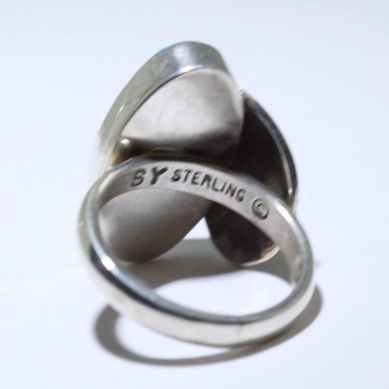 Cincin Kingman oleh Steve Yellowhorse ukuran 7