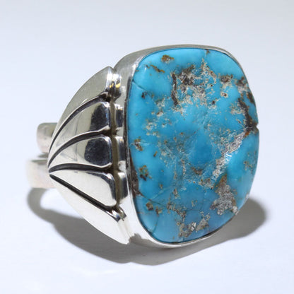 Bague Pierre Bleue par Steve Yellowhorse