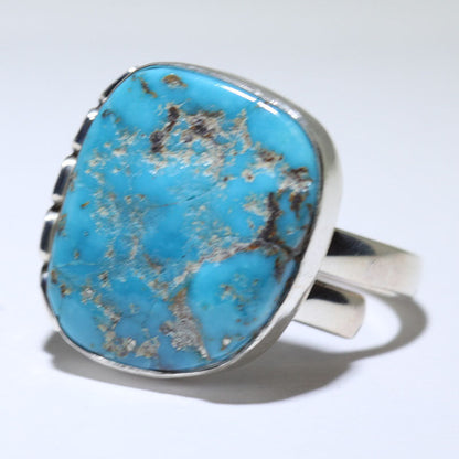 Blue Gem Ring by Steve Yellowhorse