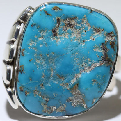 Anillo de Gema Azul por Steve Yellowhorse