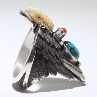 Кольцо с орлом от Рея Уиннера - размер 9.5