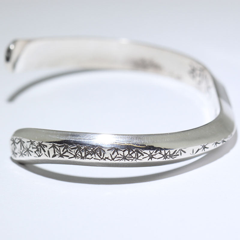 Bracelet en argent par Aaron Peshlakai 5-1/2"