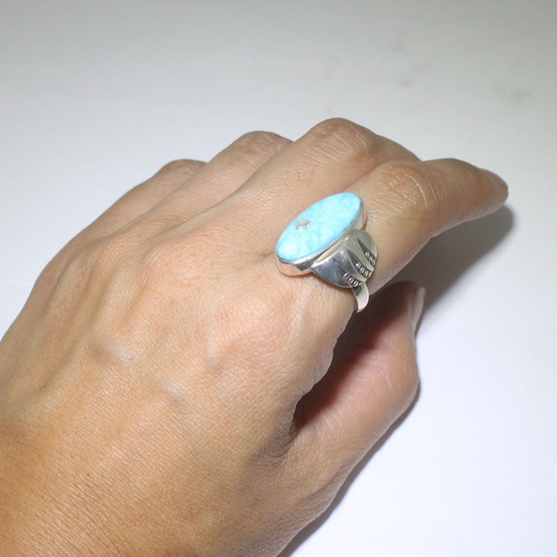 Bague Kingman par Steve Yellowhorse taille 7