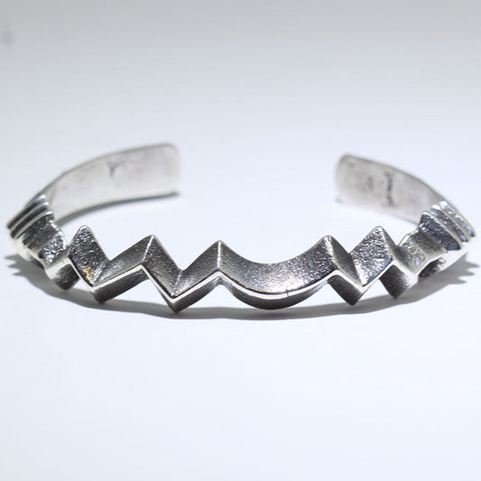 Silver Bracelet by Aaron Anderson 5-1/4"