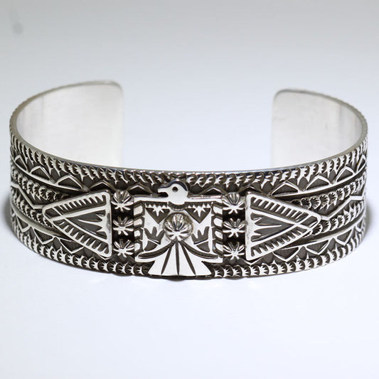 Bracelet en argent par Darrell Cadman 5-1/2"