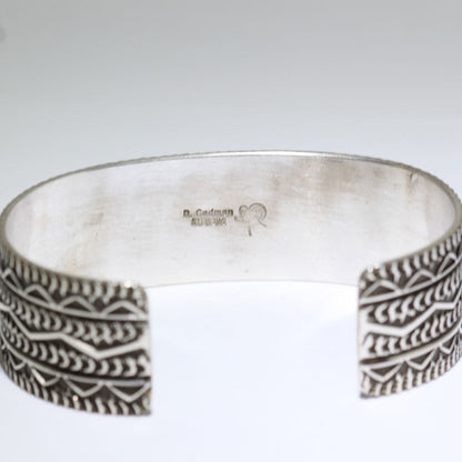 Silver Bracelet by Darrell Cadman 5-1/2"