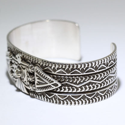 Pulsera de plata por Darrell Cadman 5-1/2"