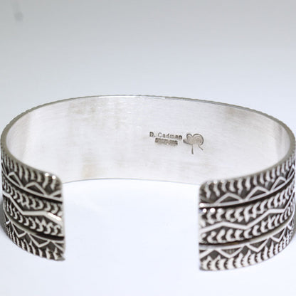 达雷尔·卡德曼设计的银手镯 5-1/2英寸