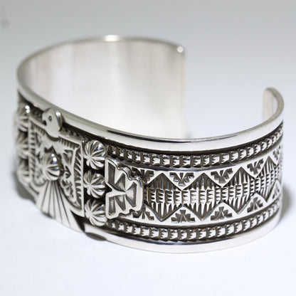 Silver Bracelet by Darrell Cadman 5-3/4"