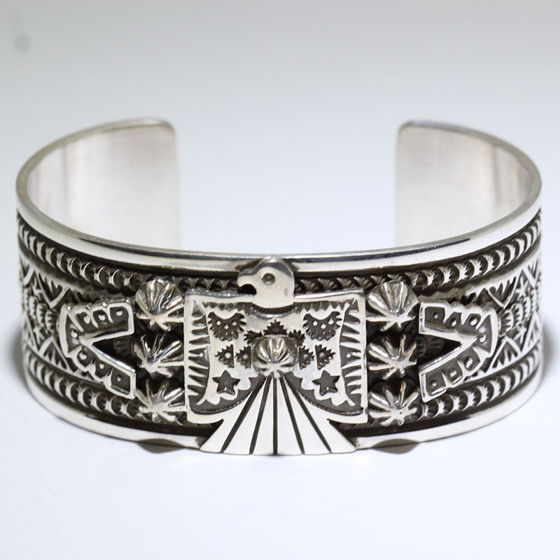 Pulsera de plata por Darrell Cadman 5-1/4"