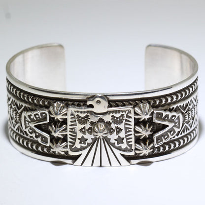 Pulsera de plata por Darrell Cadman 5-1/4"