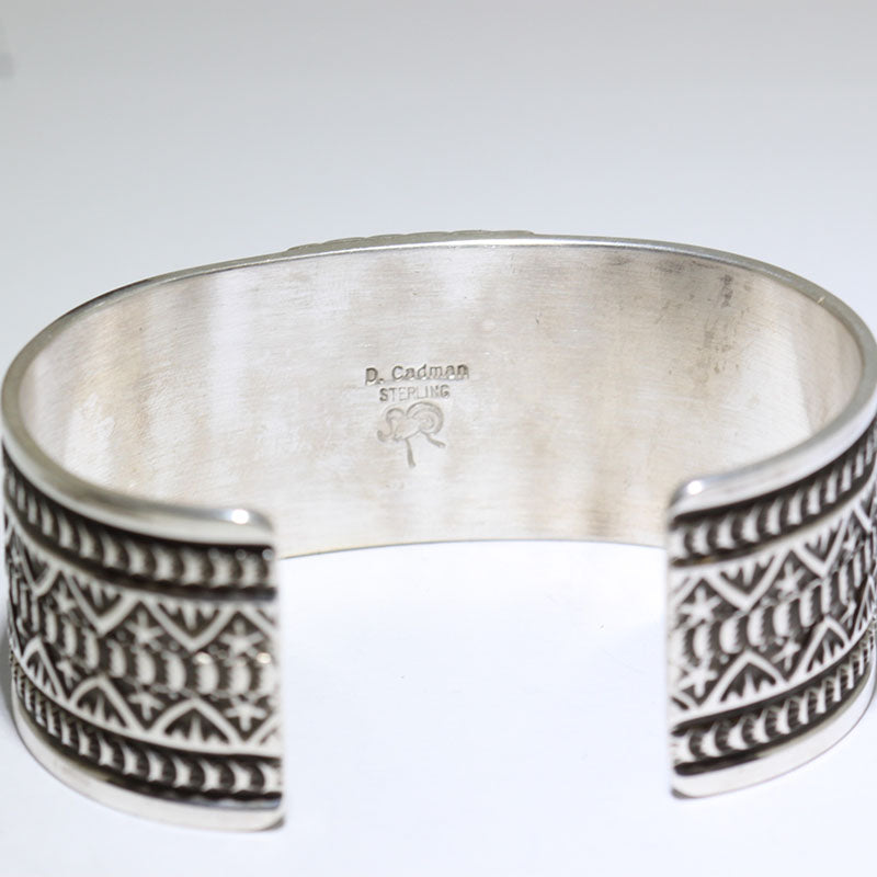 Pulsera de plata por Darrell Cadman 5-1/4"