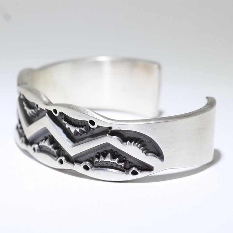 Silver Bracelet by Jerald Tahe 6"