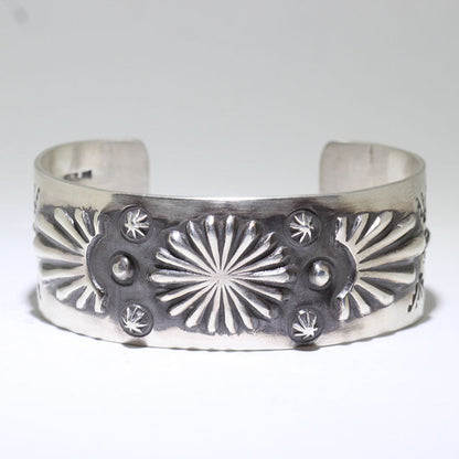 Silver Bracelet by Ervina Bill 5-3/4"