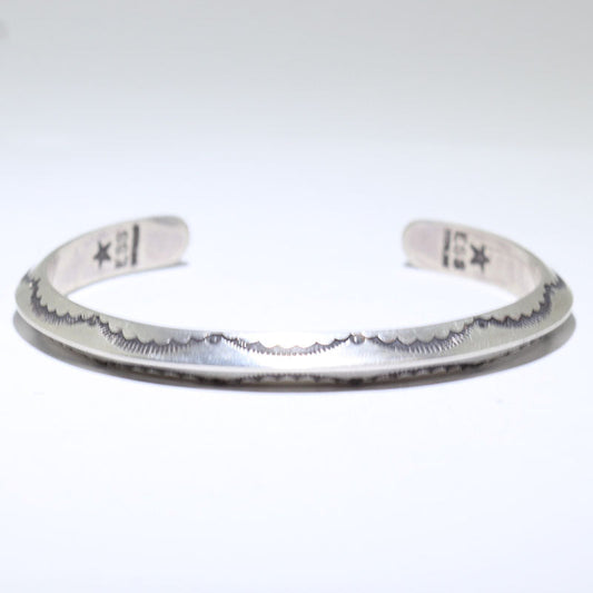 Silver Bracelet by Eddison Smith 5-1/2"