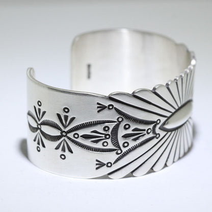 Silver Bracelet by Herman Smith 5.75"