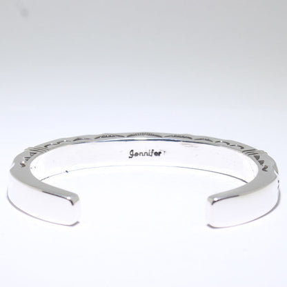 Silver Bracelet by Jennifer Curtis 5-3/4"