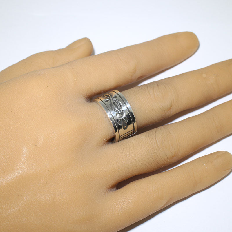 Bague en argent par Charlie John - Taille 10.5