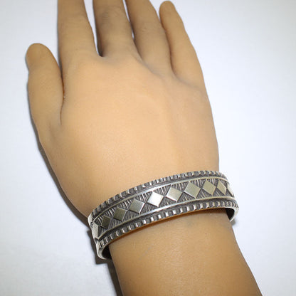 Pulseira de Prata por Ervina Bill 15 cm