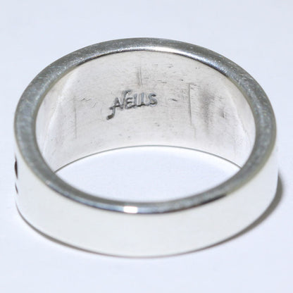 Bague Incrustée par Albert Nells taille 8