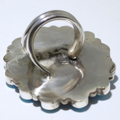 Cincin Cluster oleh Fred Peters ukuran 7.5