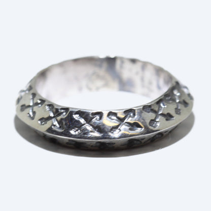 阳光·里夫斯的银戒指 - 10.5号