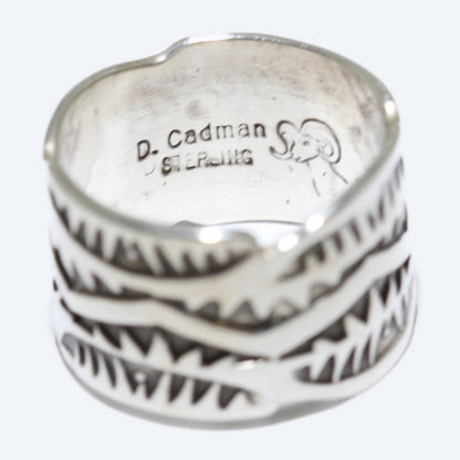 Bague en argent par Darrell Cadman - Taille 7.5