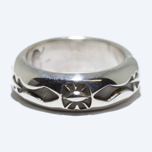 达雷尔·卡德曼设计的银戒指- 6号
