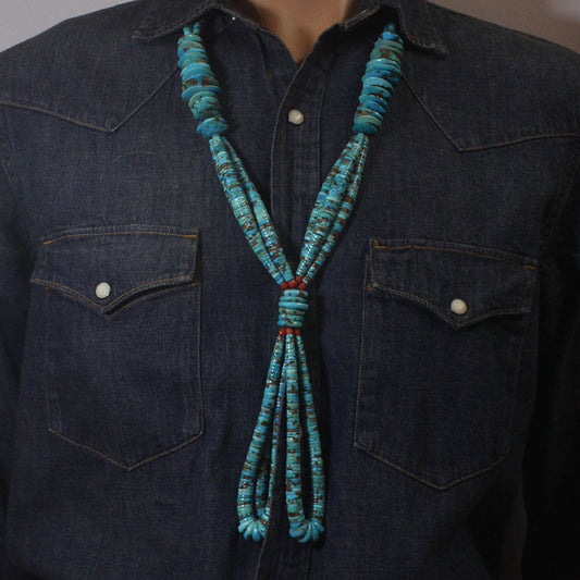 Natürliche persische Jackla-Halskette von Ray Lovato