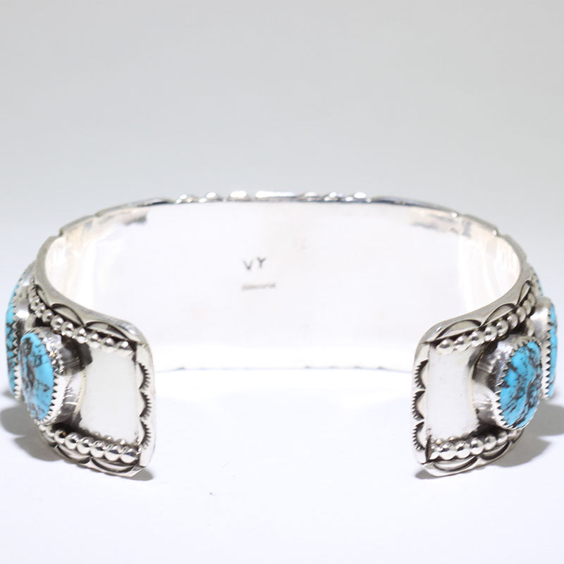 Bracelet en turquoise par Navajo 6-3/8"