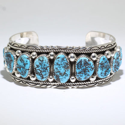 Turquoise Bracelet by Navajo 6-3/8"