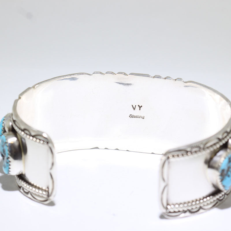 Gelang Turquoise oleh Navajo 6-3/8"