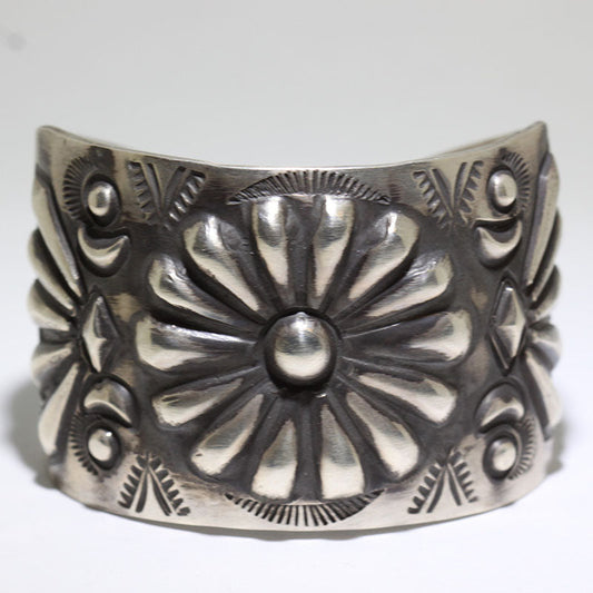 Silver Bracelet by Elvina Bill 5-7/8"