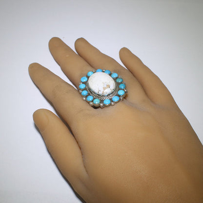 Anillo Cluster de Fred Peters talla 9