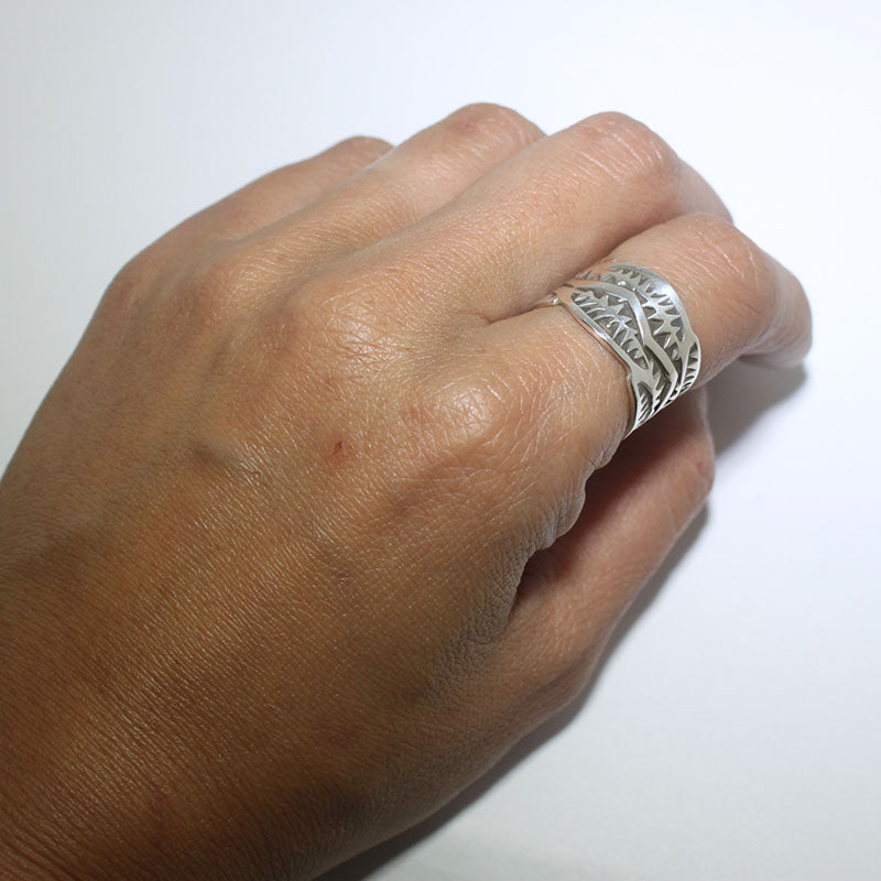 Bague en argent par Darrell Cadman - Taille 7.5