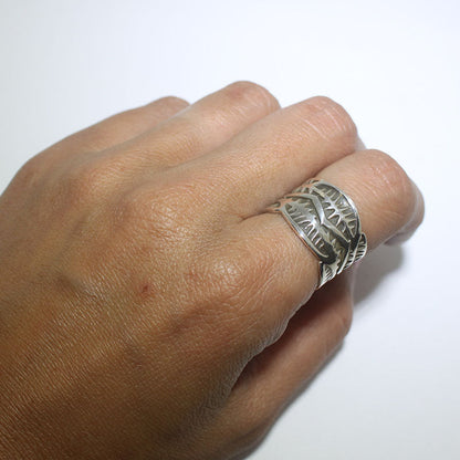 Bague en argent par Darrell Cadman - Taille 7.5