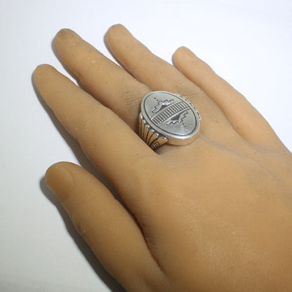 Серебряное кольцо от Чарли Джона - 9
