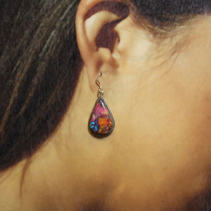 Boucles d'oreilles Mohave par Robin Tsosie