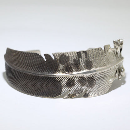 Silberarmband von Philander Begay 4-7/8"