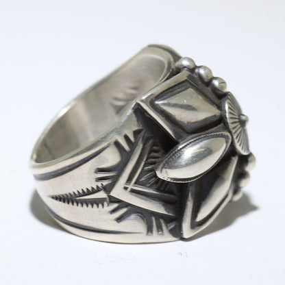 Ручное кольцо с тиснением от Делберта Гордона размер 8.5