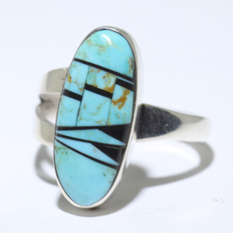 Bague incrustée par Navajo taille 9