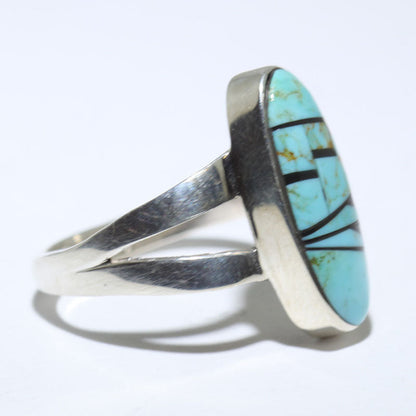 Bague incrustée par Navajo taille 9