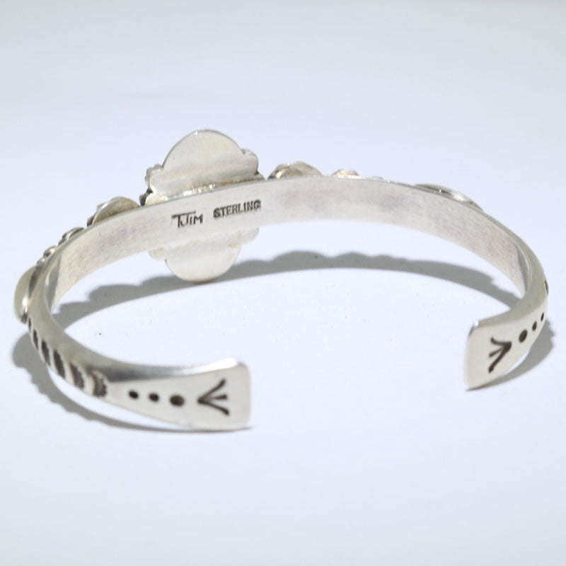 Pulsera de plata de Thomas Jim 5-5/8"