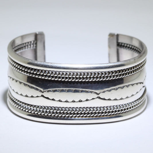 Bracelet en argent par Navajo 5-3/8"