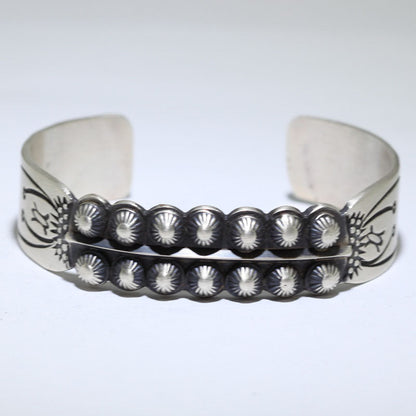 Bracelet en argent par Navajo 5-5/8"