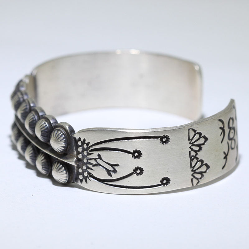 Bracelet en argent par Navajo 5-5/8"