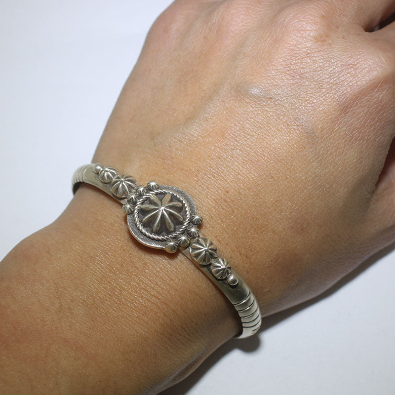 Bracelet en argent par Thomas Jim 13 cm