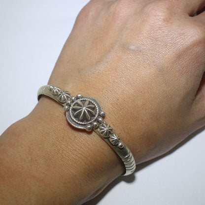 Bracelet en argent par Thomas Jim 13 cm