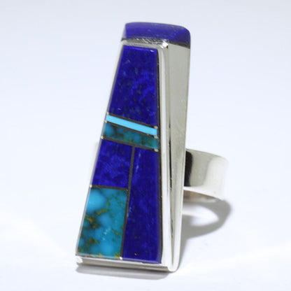 Cincin Inlay oleh Wayne Muskett saiz 8